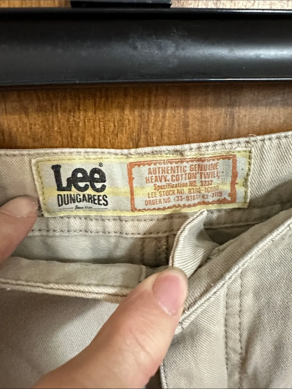 Lee Dungarees Men's Light Beige Cargo Shorts with Utility Pockets
